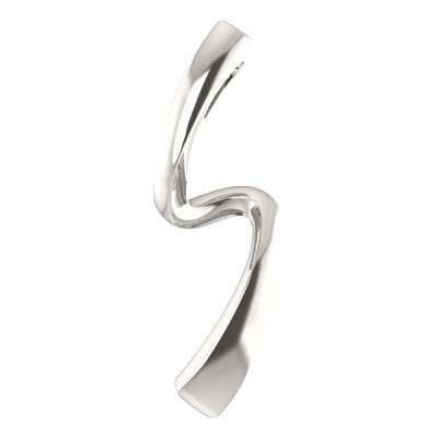 14K Rose Freeform Pendant