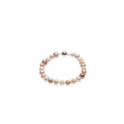 Sterling Silver Freshwater Cultured Pearl 7.75" Bracelet