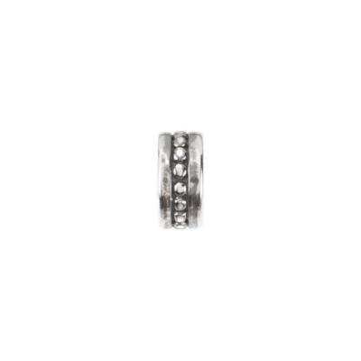 Ladies Sterling Silver 8.25x8.25 mm Single Granulated Bead