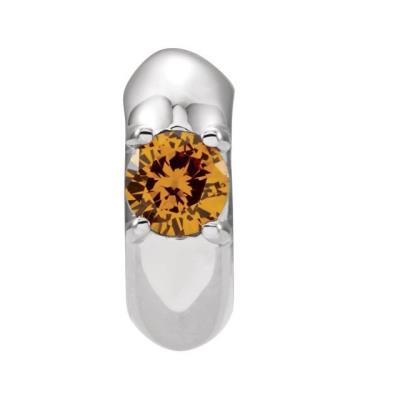 14K White November Birth of a Child™ Miniature Birthstone Ring Pendant