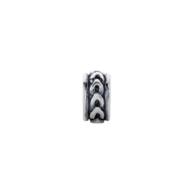 Ladies Sterling Silver 7.6 mm Rope Bead