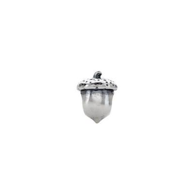 Ladies Sterling Silver 12.1x9.4 mm Acorn Bead