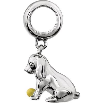 Sterling Silver Kera® Dog Charm 