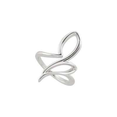 Ladies 14K White Freeform Ring