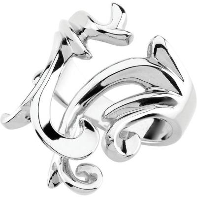 Ladies 14K White Freeform Ring