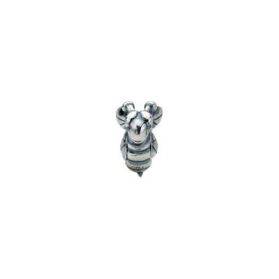 Ladies Sterling Silver 11.25x10.25 Bee Bead