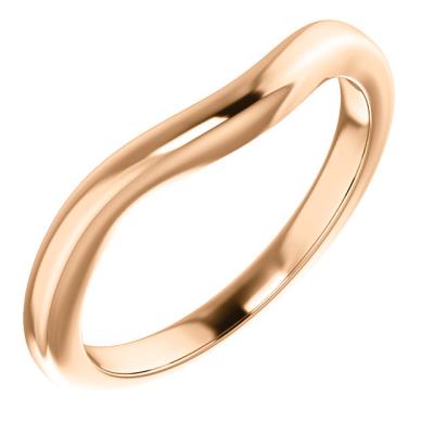 Ladies 14K White Matching Band