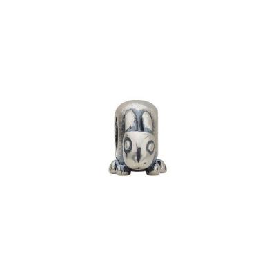 Ladies Sterling Silver 12.5x8 mm Rabbit Bead