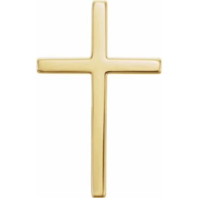10K Yellow Gold Cross Pendant 