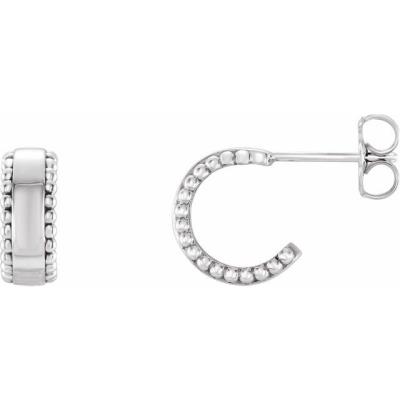 Sterling Silver Beaded Earrings
