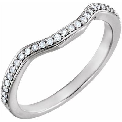 Platinum 1/6 CTW Diamond Band