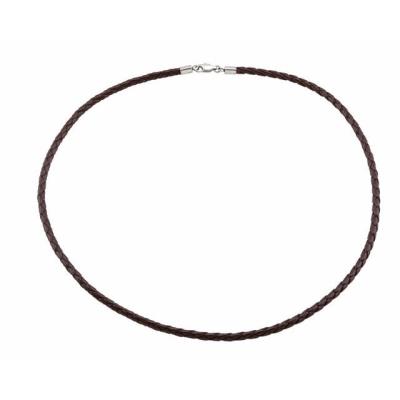 Dark Brown 4 mm Faux Leather 20" Cord