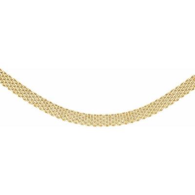14K Yellow Gold 10.25 mm Panther 17" Chain