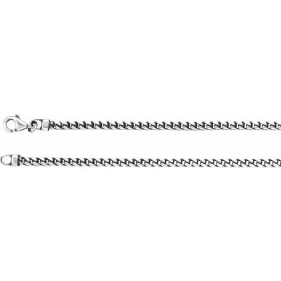 Sterling Silver 3 mm Franco 20" Chain 