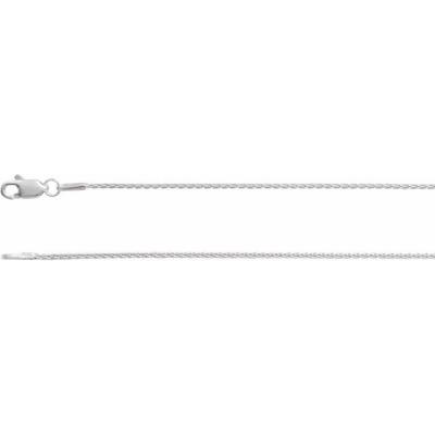 Sterling Silver 1 mm Wheat 20" Chain With Lobster Clasp