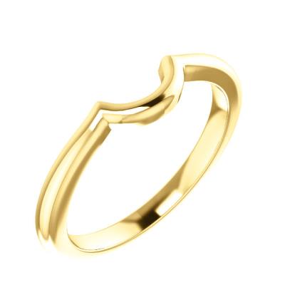 Ladies 14K White Matching Band  