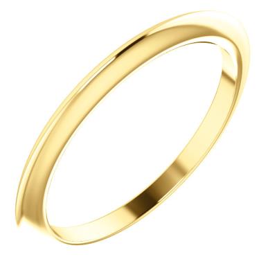 Ladies 14K Yellow Gold Matching Band