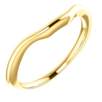 Ladies 14K Yellow Gold Matching Band