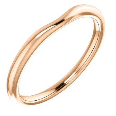 Ladies 14K Yellow Gold Matching Band