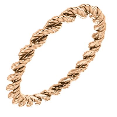 Ladies 14K Rose Band Size 7