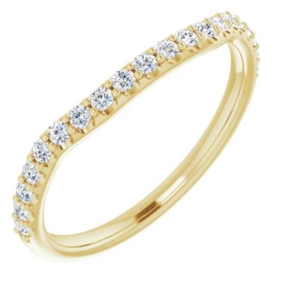 Ladies 14K Yellow Gold 1/3 CTW Diamond Band 