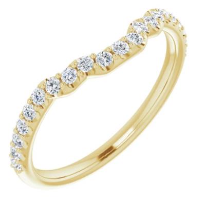 Ladies 14K Yellow Gold 1/4 CTW Diamond Band 