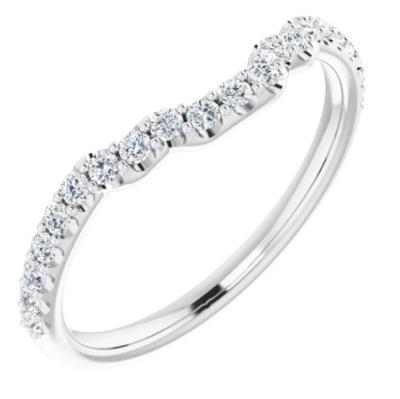 Ladies Platinum 1/4 CTW Diamond Band 