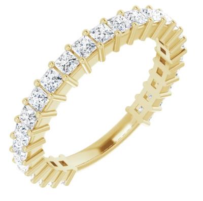 14K Yellow Gold 1 1/4 CTW Diamond Anniversary Band