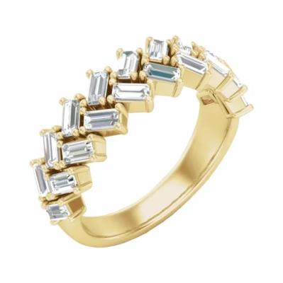 14K Yellow 7/8 CTW Diamond Anniversary Band