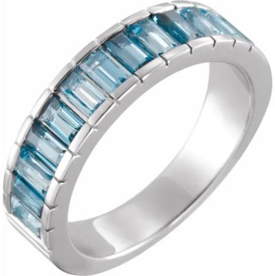 Sterling Silver Pink Multi-Gemstone Ring